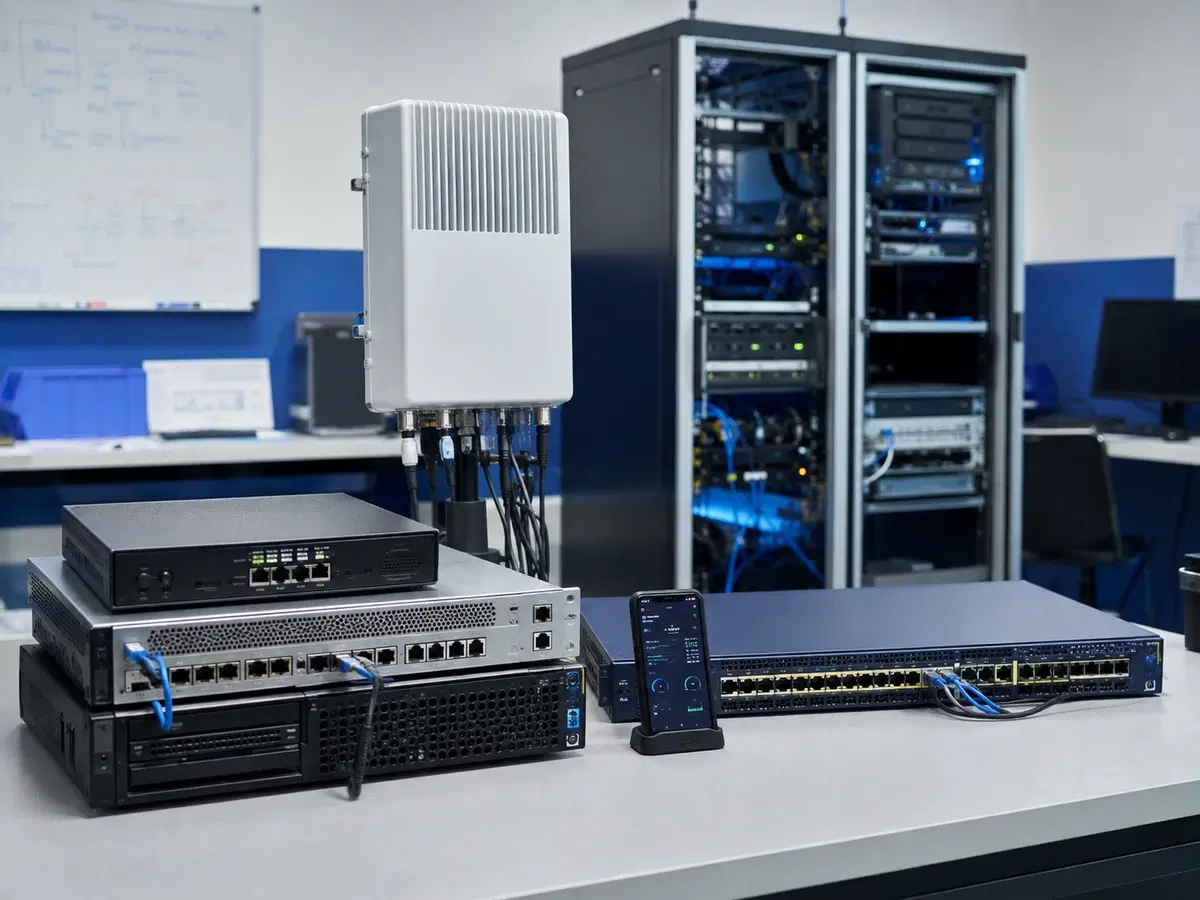 Private 5G lab with radios, core and edge compute