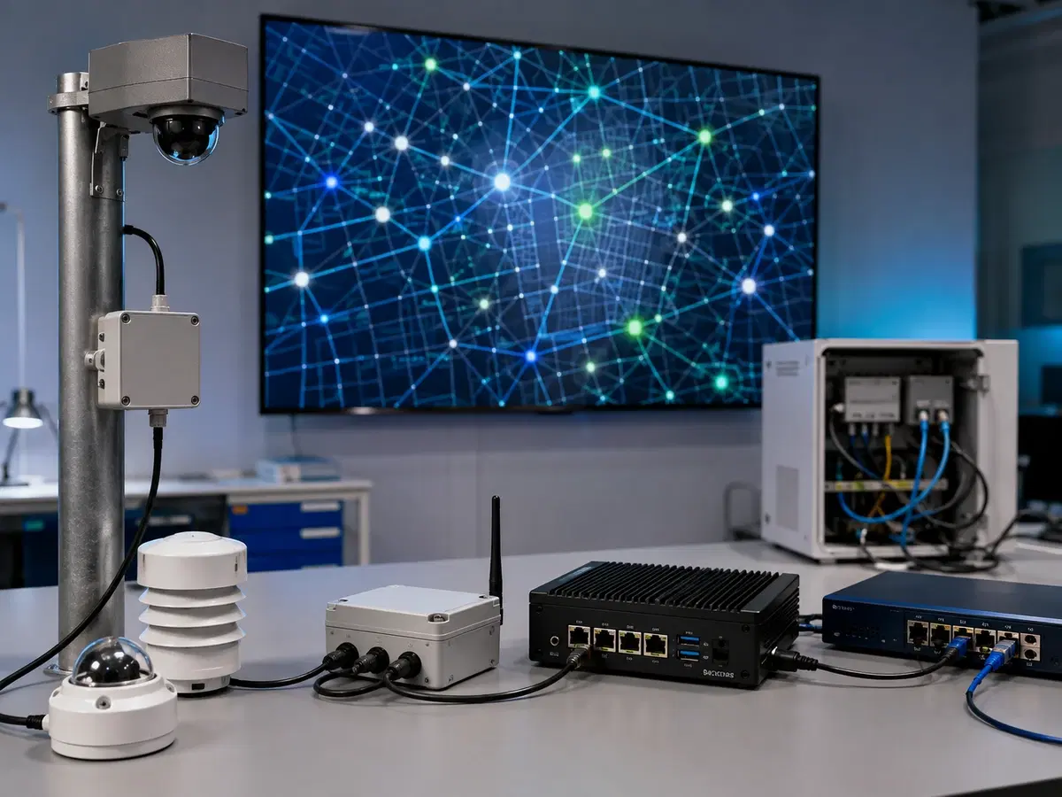 Smart city sensor and connectivity infrastructure equipment