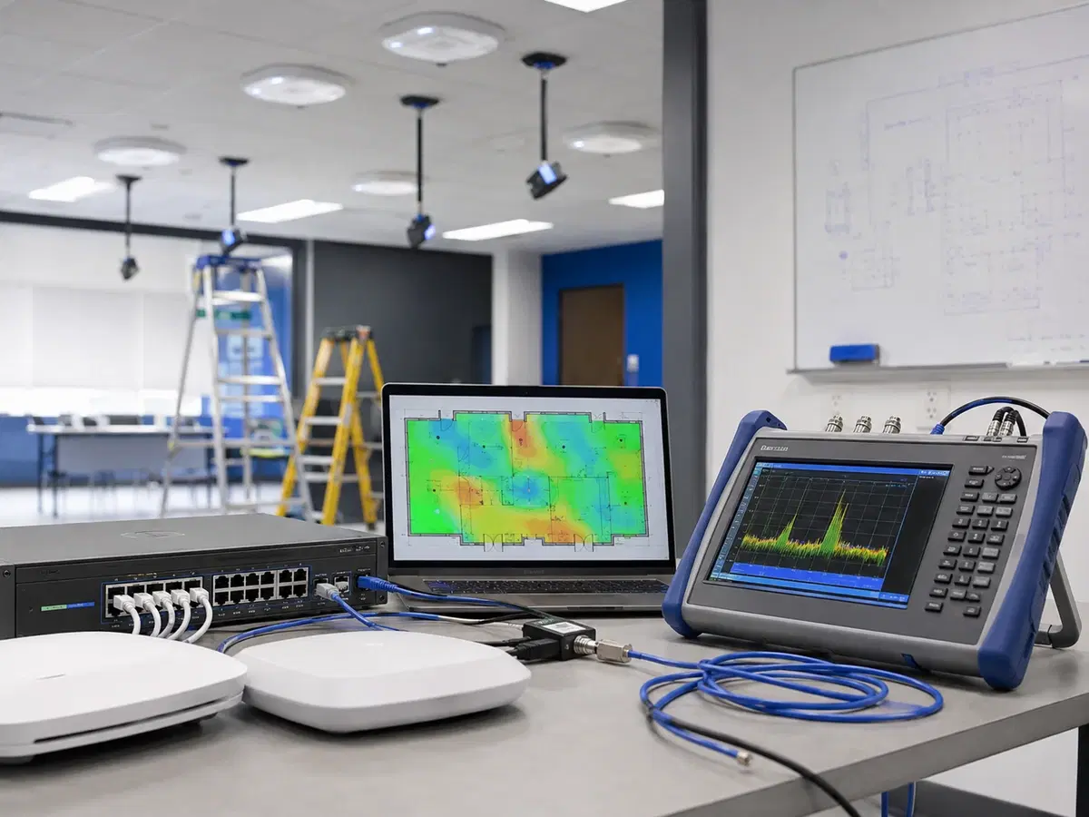Enterprise Wi-Fi RF survey / AP infrastructure