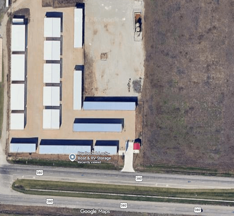 Property map showing the distributed storage site